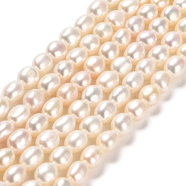 Linen Two Sides Polished Pearl Beads