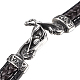 Men's Braided Leather Cord Bracelets(BJEW-H559-10C)-2