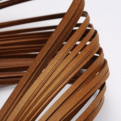 Quilling Paper Strips, Sienna, 390x3mm, about 120strips/bag(X-DIY-J001-3mm-B24)