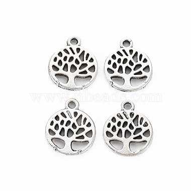 Antique Silver Tree Alloy Charms