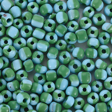 8/0 Two Tone Opaque Glass Seed Beads(SEED-T006-01C-A08)-3