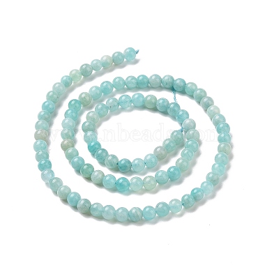 Natural Amazonite Round Beads Strands(G-A025-01A)-3