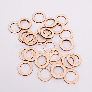 Unfinished Wood Linking Rings, Laser Cut Wood Shapes, for DIY Crafts and Jewelry Making, Tan, 30x2.5mm, Inner Diameter: 20mm(WOOD-WH0099-12B)