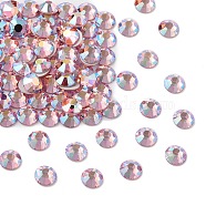 Preciosa&reg MAXIMA Crystal No Hotfix Flatback Stones, Czech Crystal, Dura Foiling, Round(438 11 615 Chaton Rose), 70020 200 Light Rose AB, SS6(1.9~2.1mm)(Y-PRC-NSS6-70020-200)