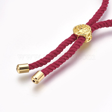 Cotton Cord Bracelet Making(KK-F758-03G-G)-3