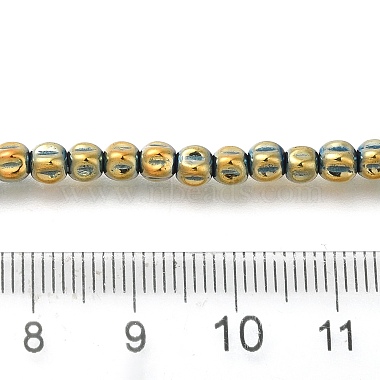 Electroplated Synthetic Non-magnetic Hematite Beads Strands(G-C154-A01-01I)-4