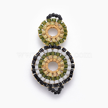 MIYUKI & TOHO Handmade Japanese Seed Beads Links(SEED-A027-G08)-2