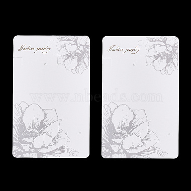 Rectangle Flower Earring Display Cards(CDIS-P007-B03)-3