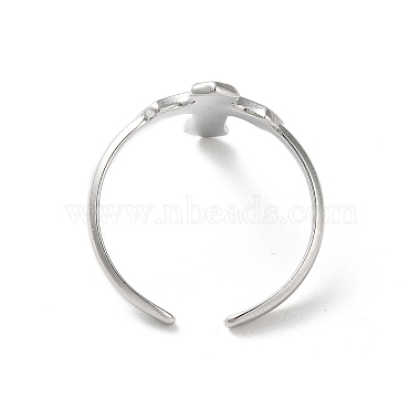 304 Stainless Steel Enamel Cuff Rings(RJEW-M171-27P)-3