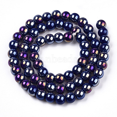 Electroplate Opaque Glass Beads Strands(X-GLAA-T032-P6mm-AB03)-3