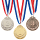 GLOBLELAND 6Pcs 3 Colors Zinc Alloy Medals(NJEW-GL0001-01)-1