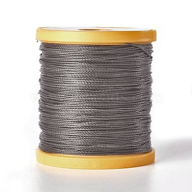 0.65mm Gray Waxed Polyester Cord Thread & Cord