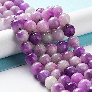 Dyed Natural White Jade Beads Strands(G-I299-F06-10mm)-5