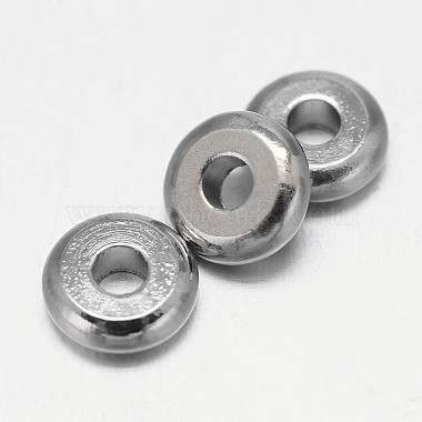 Flat Round Brass Spacer Beads(KK-E738-65A-P)-1