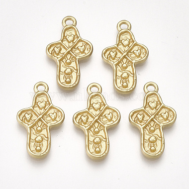 Real 14K Gold Plated Cross Alloy Pendants