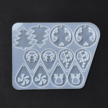 DIY Christmas Theme Pendant Silicone Molds(DIY-I102-01)-3