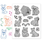Synthetic Rubber Clear Stamps(DIY-WH0251-004)