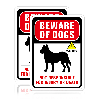 UV Protected & Waterproof Aluminum Warning Signs, Colorful, 250x180x0.8mm, Hole: 4mm