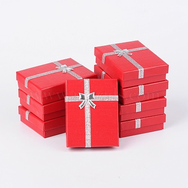 Valentinstag Geschenke Pakete Karton hängende Halsketten-Boxen(CBOX-R013-9x7cm-2)-2