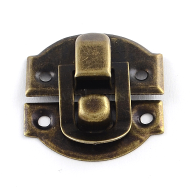 Wooden Box Lock Catch Clasps(IFIN-R203-47AB)-2
