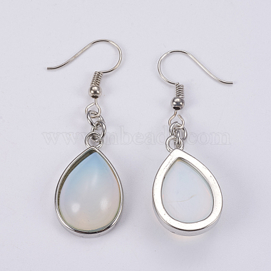 Synthetic Opalite Dangle Earrings(EJEW-F133-02A)-2