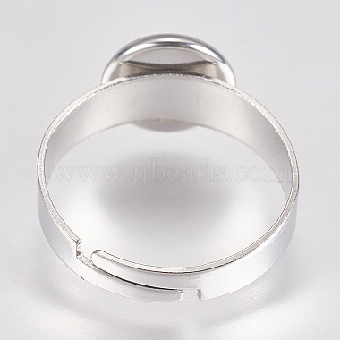304 Stainless Steel Pad Ring Settings(X-STAS-G173-19P-8mm)-4