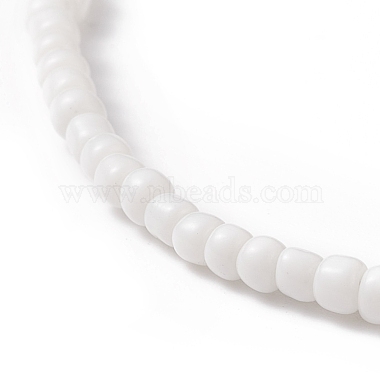 Polymer Clay Evil Eye & Glass Seed Beaded Stretch Bracelet for Women(BJEW-JB08617)-5