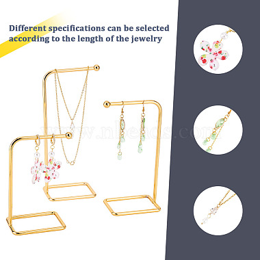 3Pcs 3 Style Iron Dangle Earring Display Stands(EDIS-FG0001-58)-3
