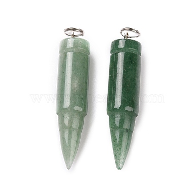 Natural & Synthetic Mixed Stone Pointed Pendants(G-D850-M)-6
