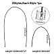 WADORN 2Pcs 2 Style Iron Wheat Chain Bag Straps(DIY-WR0002-44)-2