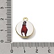 Printed Brass Pendants(KK-CBAE379-01G-D)-3