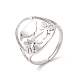 Non-Tarnish 304 Stainless Steel Bird Adjustable Ring for Women(RJEW-L107-034P)-1