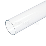 Transparent Acrylic Pipe Rigid Round Tube, for Lamps and Lanterns, Clear, 305x55mm, Inner Diameter: 51mm(AJEW-WH0324-76D)