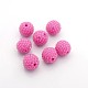 Chunky Resin Rhinestone Bubblegum Ball Beads(RESI-S259-20mm-ST7)-1