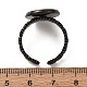 花 304 ステンレススチール製カフリング部品(STAS-P454-05C-B)-3