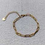 304 Stainless Steel Cable Chain Bracelets for Women, Golden, 7-1/8 inch(18cm)(BJEW-WH00014-01)