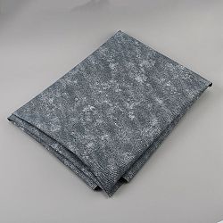 PVC Leather Fabric for Luggage, Handbags, Clothing, Rectangle, Steel Blue, 1420x0.8mm(DIY-WH0622-643)