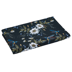 Flower Polyester Fabric, Garment Accessories, Water Repellency, Colorful, 147.5x0.04cm(DIY-WH0410-98)