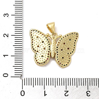 Brass Cubic Zirconia Pendants(KK-K349-17)-4