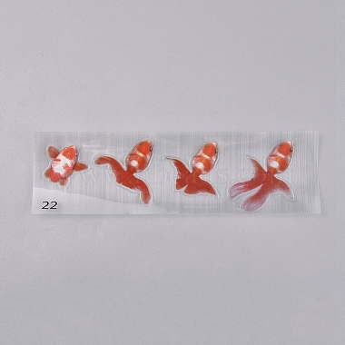 Red Plastic Stickers