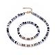 Heishi Beads Stretch Bracelets & Necklaces Sets(SJEW-JS01103-02)-1