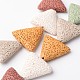 Dyed Triangle Synthetic Lava Rock Beads Strands(G-F259-03)-1