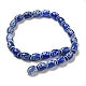 Blue Tibetan Style dZi Beads Strands(TDZI-NH0001-C10-01)-3