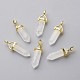 Natural Quartz Crystal Double Terminated Pointed Pendants(X-G-G902-B23)-3