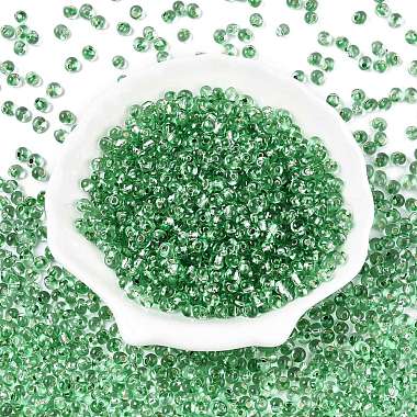 6/0 Baking Paint Transparent Glass Seed Beads(SEED-N006-06K)-2