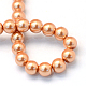 Chapelets de perles rondes en verre peint(HY-Q003-6mm-33)-4