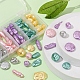 50g 5 couleurs plastique abs imitation perles nacrées(OACR-YW0001-24)-5