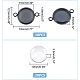 DIY Blank Dome Flat Round Link Connector Making Kit(DIY-UN0003-77A-B)-5