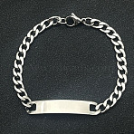 Exquisite 304 Stainless Steel bracelet for men with 304 Stainless Steel tag.(ZX5244-2)