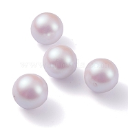 POM Plastic Beads, Imitation Pearl, Center Drilled, Round, Lavender, 15.5~16mm, Hole: 1.6mm(KY-C012-01F-04)